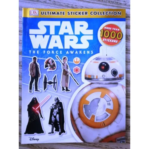 DK STAR WARS Force Awakens Ultimate Sticker Collection with more than 1000 Stickers (Yeni, Çıkartmalar Tam)