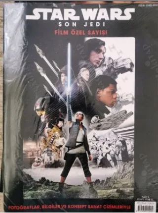 STAR WARS LAST JEDI Son Jedi Film Özel Sayısı Fotoğraflar Bilgiler Eksiksiz Ambalajında