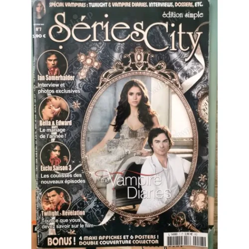 Series City 7 2011 Vampire Diaries Twilight 6 Poster Robert Pattinson Kristen Stewart Nikke Reed Taylor LautnerFransızca Sinema Dergisi