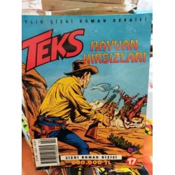 Teks (Tex) 17 Hayvan Hırsızları (AD-DE 26 lik Seri, Kuşe Kağıda Baskı) Teks (Tex) 17 Hayvan Hırsızları (AD-DE 26 lik Seri, Kuşe Kağıda Baskı)