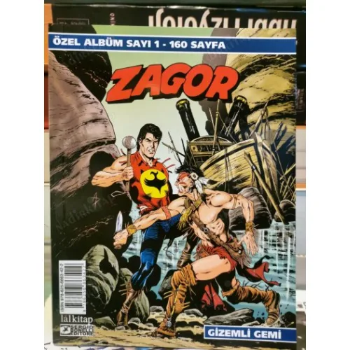 Zagor Özel Albüm Cilt 1 - Gizemli Gemi * Tam Macera