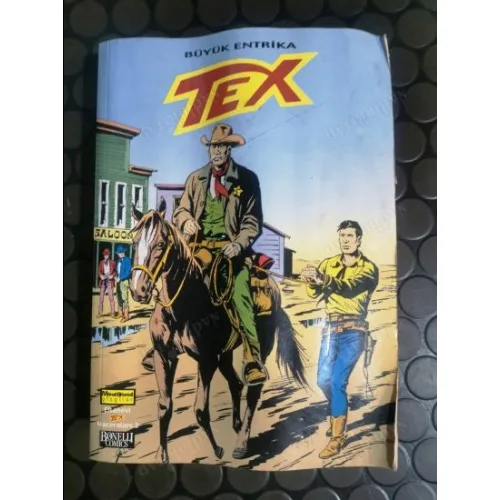 Tex (Teks) Maceraperest Çizgiler Efsanevi Tex Maceraları Cilt 2 Büyük Entrika BKZ