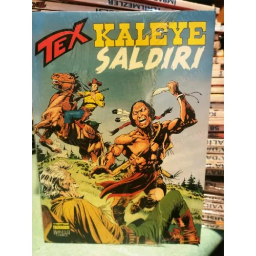 Tex (Teks) Maceraperest Çizgiler Sayı 34 * Kaleye Saldırı (204 lük seri) Shrink Ambalajında YENİ