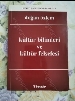 Kültür Bilimleri ve Kültür Felsefesi