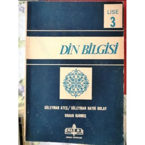 Lise 3 Din Bilgisi (İlhan Karaalioğlu Kitaplığı)