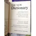 WORDS The New Dictionary HardCover 1947 New Simplified Definitions, Pronunciations at a glance, Self Testing, Handbook for Sec, Maps and Essential Tab