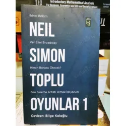 Neil Simon Toplu Oyunlar 1 - İkinci Bölüm, Ver elini Broadway, Kimin borusu Ötecek?, Ben sinema artisti olmak istiyorum 2019 İlk Basım Neil Simon Toplu Oyunlar 1 - İkinci Bölüm, Ver elini Broadway, Kimin borusu Ötecek?, Ben sinema artisti olmak istiyorum 2019 İlk Basım