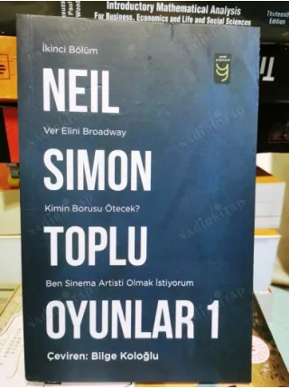 Neil Simon Toplu Oyunlar 1 - İkinci Bölüm, Ver elini Broadway, Kimin borusu Ötecek?, Ben sinema artisti olmak istiyorum 2019 İlk Basım