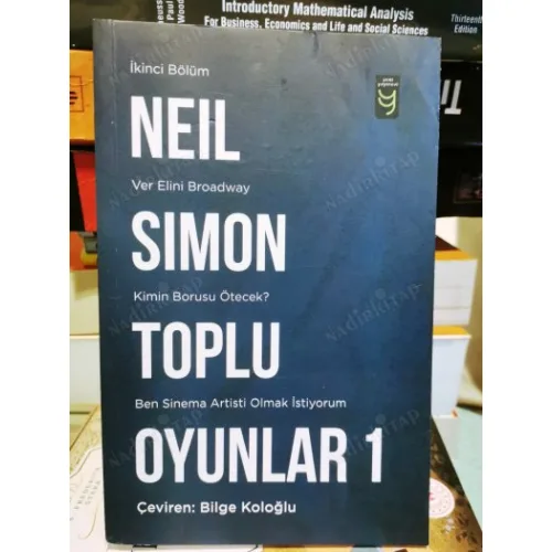 Neil Simon Toplu Oyunlar 1 - İkinci Bölüm, Ver elini Broadway, Kimin borusu Ötecek?, Ben sinema artisti olmak istiyorum 2019 İlk Basım