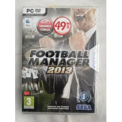 PC OYUN DVD Footbal Manager 2013 Sega Aral Kapalı Barkodlu DVD