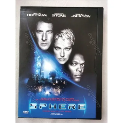 DVD SPHERE Küre (1998) Dustin Hoffman Sharon Stone Samuel L. Jackson Yön Barry Levinson Yabancı DVD Bandrollü