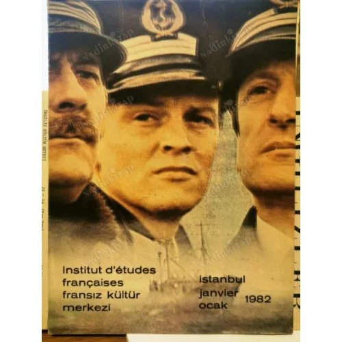 1982 Yılı Fransız Kültür Merkezi İstanbul 5 Ocak - 30 Ocak Film Gösterisi Bookleti