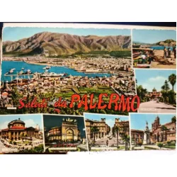Kartpostal Pullu 1968 Palermo (İtalya) dan Karabük