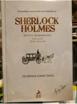 Sherlock Holmes Bütün Romanları Tek Cilt Özel Basım Ciltli