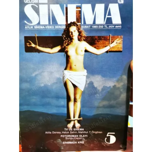 Gelişim Sinema 5 TVde Sinema, Peckinpah Sineması, Şiddetin Anotomisi, Annie Hall, James BondFotoroman, Söyleşi Faruk Bayhan,
