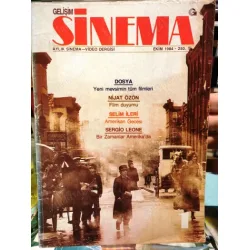Gelişim Sinema 1 84-85 Sinema Yancı Filmleri, Yılmaz Güney Sineması, Spielberg Lucas Amerikan Sineması, Sergio Leone Bir Zamanlar Amerika, Volonte
