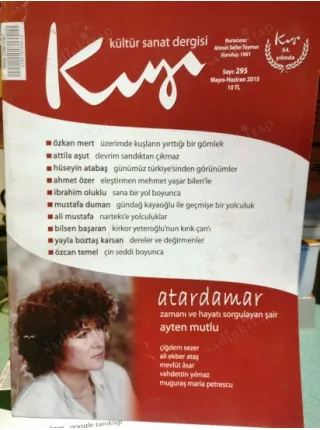 Kıyı 295 Dosya Ayten Mutlu, Devrim sandıktan çıkmaz, Gündağ Kayaoğlu, Mehmet Yaşar Bilen, Kirkor Yeteroğlu Kırık Çan, Şöyleşi Mustafa Emre