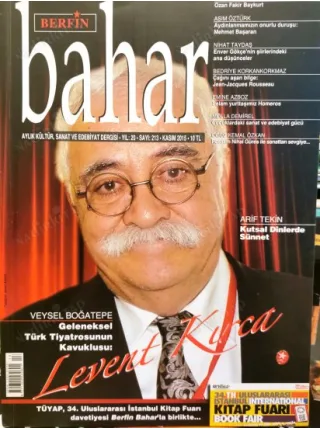 Berfin Bahar 213 Dosya Levent Kırca, Fakir Baykurt, Mehmet Başaran, Homeros, Rousseau, Nihal Gürses, Kutsal dinlerde Sünnet