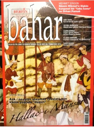 Berfin Bahar 209 Dosya Hallac-ı Mansur, Burhan Günel, Zeki Şenol Alasya, Togan Şaman Nazım