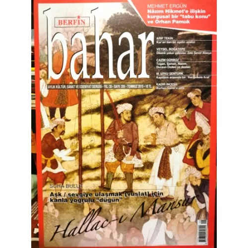 Berfin Bahar 209 Dosya Hallac-ı Mansur, Burhan Günel, Zeki Şenol Alasya, Togan Şaman Nazım