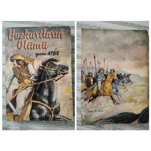 Bozkurtların Ölümü (1970 7. Basım, Çizim Kapak)
