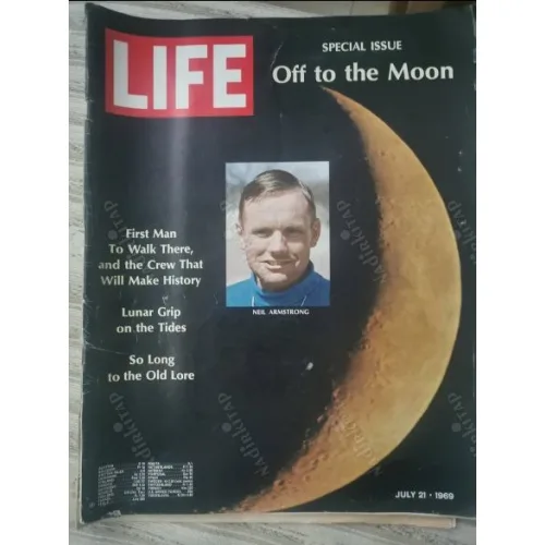 LIFE Special Issue July 21 1969 OFF to the Moon Neil Armstrong, Buzz Aldrin, Mike Collins First Man to walk there and Crew that will make History