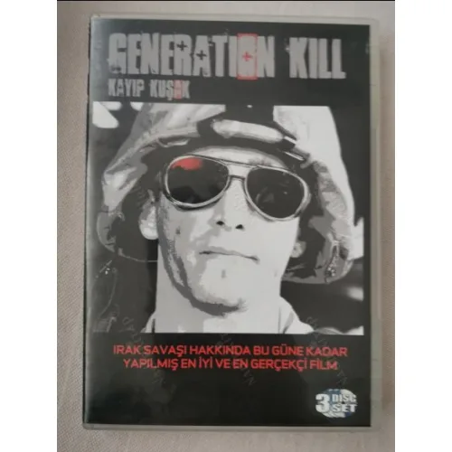 DVD Kayıp Kuşak (Generation Kill) HBO 3 DVD Mini Dizi Irak Savaşı HBO Bandröllü