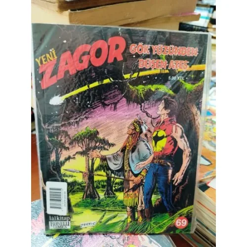 Zagor Sayı 69 Gök Yüzünden Düşen Ateş (Yeni Seri)