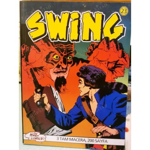 Kaptan Swing * Hoz * Cilt 23 * 3 Tam Macera Gümüş Tabak * Uğursuz Kitap * Mızmız FRED