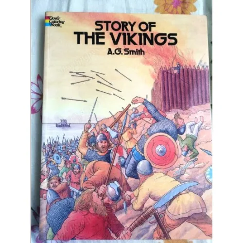 Story of the Vikings Coloring Book (Dover pictorial archive)
