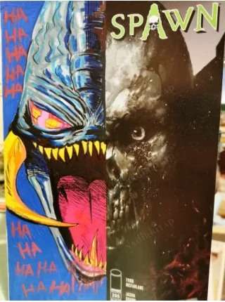 IMAGE Spawn # 285 (Cover B Francesco Mattina Left Blank Sketch Variant Berk Balkaç Çizimli)