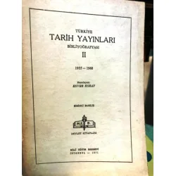 Türkiye Tarih Yayınları Bibliyografyası - II 1955-1968