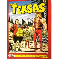 Renkli Teksas Fasikül 6 * İlk kez tamamen renkli Nostaljik Seri (14 Sayılık Seri) Renkli Teksas Fasikül 6 * İlk kez tamamen renkli Nostaljik Seri (14 Sayılık Seri)