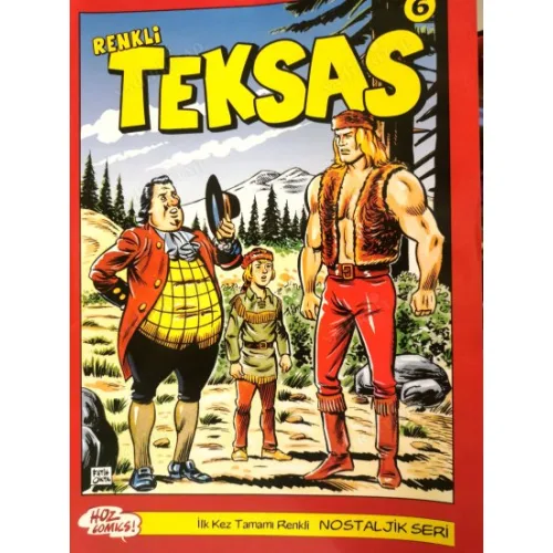 Renkli Teksas Fasikül 6 * İlk kez tamamen renkli Nostaljik Seri (14 Sayılık Seri)
