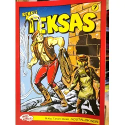 Renkli Teksas Fasikül 7 * İlk kez tamamen renkli Nostaljik Seri (14 Sayılık Seri) Renkli Teksas Fasikül 7 * İlk kez tamamen renkli Nostaljik Seri (14 Sayılık Seri)