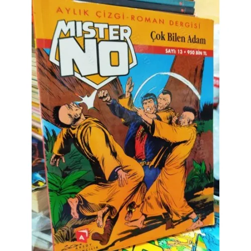Mister No Aksoy Sayı 13 Çok bilen Adam (26 lik Seri)