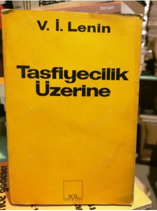 Tasfiyecilik Üzerine