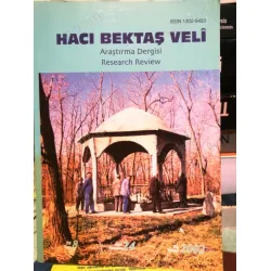 Hacı Bektaş Veli - Araştırma Dergisi 24 Anadolu Ahiliği, Şeyh Muhammed-i Dağı, Ahmet Karanfil Dede, Ayhan Aydın, Divan Şiirinde Hz. Ali, Bektaşilik
