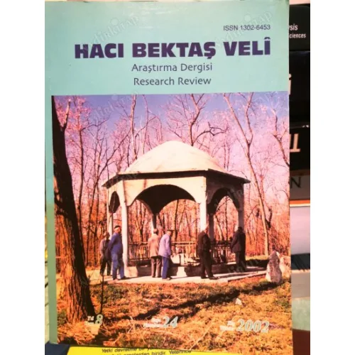 Hacı Bektaş Veli - Araştırma Dergisi 24 Anadolu Ahiliği, Şeyh Muhammed-i Dağı, Ahmet Karanfil Dede, Ayhan Aydın, Divan Şiirinde Hz. Ali, Bektaşilik