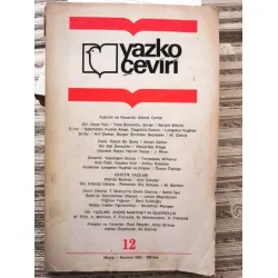 Yazko Çeviri 12 Bulgar Şiiri, Turhan Bozkurt/Selim İleri, Hedda Gabler/Murathan Mungan, Martinet ve İşlevsel bilbilim/Mehmet Rifat Yazko Çeviri 12 Bulgar Şiiri, Turhan Bozkurt/Selim İleri, Hedda Gabler/Murathan Mungan, Martinet ve İşlevsel bilbilim/Mehmet Rifat