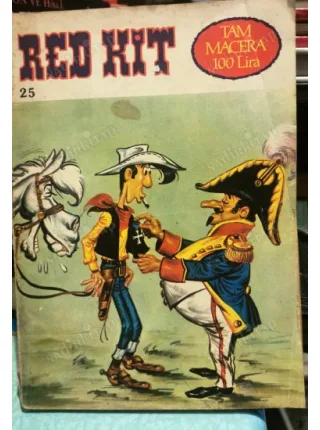 Red Kit Lucky Luke Şilliler 1983 Cilt 25 Amerika İmparatoru Tam Macera 100 Lira