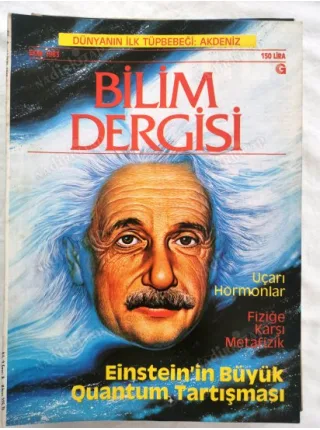 Bilim Dergisi Ekim 1983 Einstein Kuantum Tartışması, Akdeniz, Fiziğe karşı Metafizik, Öykü Arthur Clarke Yeni Kiracılar, Lastik,