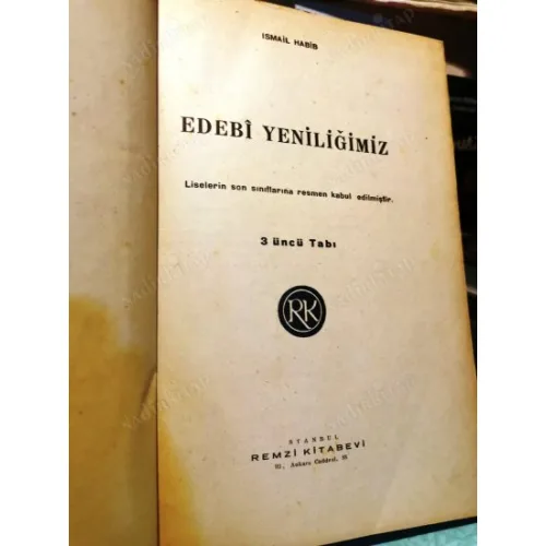 Edebi Yeniliğimiz ( 3 ünci Tabı Lise Son Sınıflar)