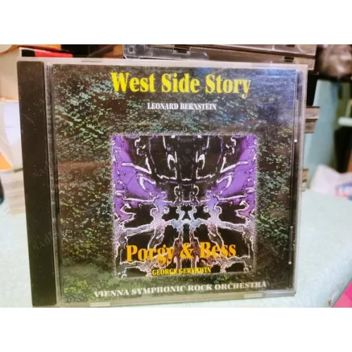 CD West Side Story Leonard Bernstein / Porg & Bess George Gerskwin Vienna Symphonic Rock Orchestra Raksotek + Kitapçık + Bandrol