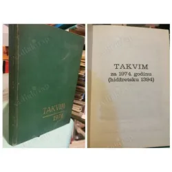 TAKVIM za 1974 godinu (Hidzresku 1394) Boşnakça