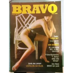 Bravo Erkek Dergisi Mart 1983 Kapak Güngör Bayrak Gülay Alp Kim Bassinger Söyleşi Rouillon Yılmaz Güney i Koruyor, Aziz Nesin, Renault 9 , Meloş ÇR Bravo Erkek Dergisi Mart 1983 Kapak Güngör Bayrak Gülay Alp Kim Bassinger Söyleşi Rouillon Yılmaz Güney i Koruyor, Aziz Nesin, Renault 9 , Meloş ÇR