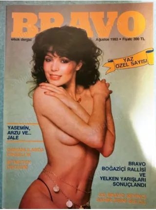 Bravo Erkek Dergisi Ağustos 1983 Kapak Arzu Yudum Söyleşi Ali Şen Halit Nadir, Eşcinsellik, Dönüş Stanislaw Lem, Cemil Meriç, Mavi Yolculuk