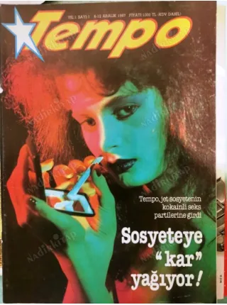 Tempo Aralık 1987 Sayı 1 29 Kasım Seçimleri, Sosyete Kokain, Başbuğ Türkeş Mal varlığı, Mezrada Hayat, Perestroika, Gata ,Galatasaray Derwall Denizli