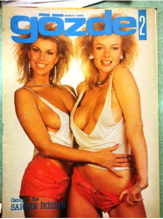Gözde 2 * Şubat 1986 Candy Zoe Sarışın İkizler * Sybille * Duxbury, Öykü Balzac, (Gözde Dergi Eki)