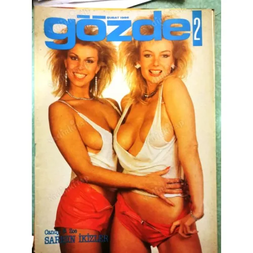 Gözde 2 * Şubat 1986 Candy Zoe Sarışın İkizler * Sybille * Duxbury, Öykü Balzac, (Gözde Dergi Eki)